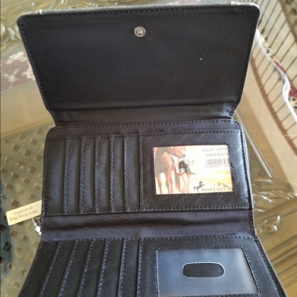 Montana west fringes conceal carry handbag&wallet - Picture 6 of 7